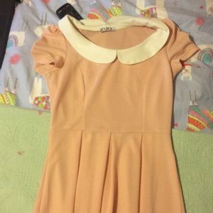 Pink collared dress